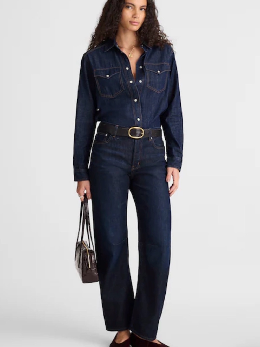 MADEWELL - Soft Drape Darted Barrel Jean